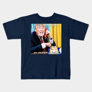 Trump: Full Diaper Kids T-Shirt